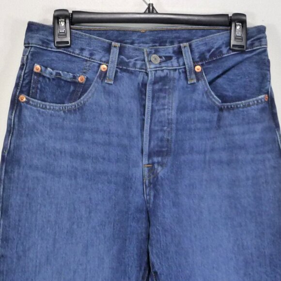 LEVI'S PREMIUM 501 BUTTON FLY JEANS 27X30 - Picture 3 of 10